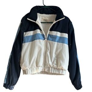 Ashley by 26 International Blue and Cream Outerwear